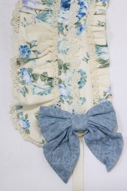 画像3: axes femme kawaii / アンティークローズ柄ハーフボンネット  生成り H-25-12-27-1060-AX-AC-NS-ZH