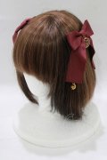Angelic Pretty / Starry Moonリボンクリップ  ボルドー H-25-12-27-1066-AP-AC-NS-ZH