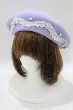 画像1: Angelic Pretty / Whip Decorationベレー  ラベンダー H-25-12-27-1068-AP-AC-NS-ZH
