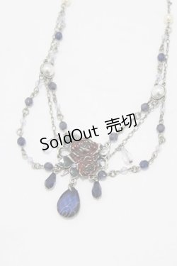 画像1: axes femme / axes femme × 執事喫茶スワロウテイルコラボレーション ネックレス/Follow your bliss  レッド H-25-12-27-1072-AX-AC-NS-ZH