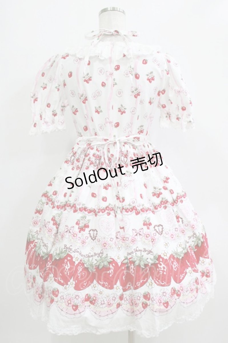 画像3: BABY,THE STARS SHINE BRIGHT / Juicy Strawberry Memory柄ワンピース Free オフ白 H-25-12-27-1001-BA-OP-NS-ZH (3)