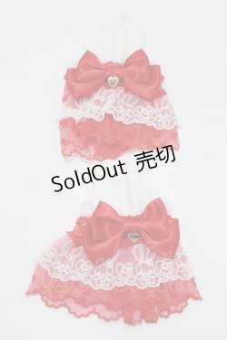 画像1: Angelic Pretty / リリカルバニーレースお袖とめ  レッド H-25-12-27-1079-AP-ZA-NS-ZH