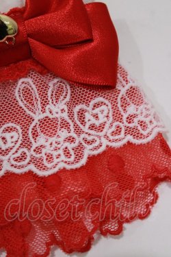 画像2: Angelic Pretty / リリカルバニーレースお袖とめ  レッド H-25-12-27-1079-AP-ZA-NS-ZH