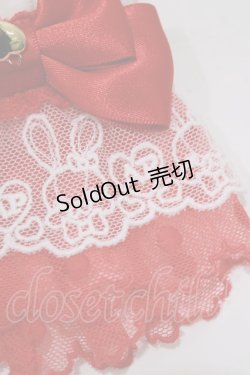 画像2: Angelic Pretty / リリカルバニーレースお袖とめ  レッド H-25-12-27-1079-AP-ZA-NS-ZH
