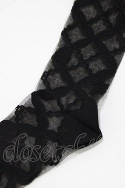 画像2: Angelic Pretty / Airy Crossオーバーニー  ブラック H-25-12-27-1081-AP-ZA-NS-ZH