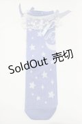 Angelic Pretty / Dreamy Starクルー丈ソックス  ラベンダー H-25-12-27-1082-AP-ZA-NS-ZH
