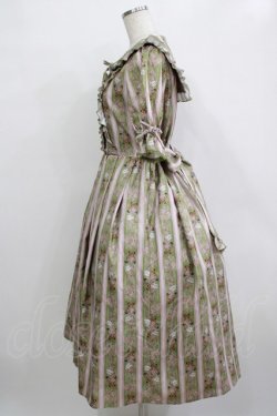 画像2: axes femme kawaii / RosyBear柄ワンピース M グリーン H-25-12-27-1010-AX-OP-NS-ZH