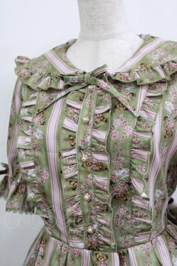 画像5: axes femme kawaii / RosyBear柄ワンピース M グリーン H-25-12-27-1010-AX-OP-NS-ZH