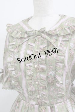 画像5: axes femme Kawaii / RosyBear柄ワンピース M グリーン H-25-12-27-1010-AX-OP-NS-ZH