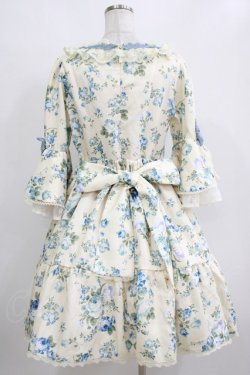 画像3: axes femme kawaii / アンティークローズ柄ワンピース M 生成り H-25-12-27-1012-AX-OP-NS-ZH