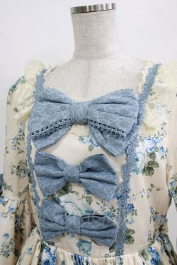 画像5: axes femme kawaii / アンティークローズ柄ワンピース M 生成り H-25-12-27-1012-AX-OP-NS-ZH