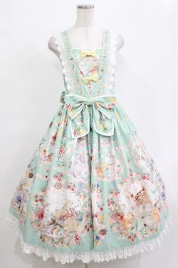 画像1: Royal Princess Alice / Animal Picnic Rendezvous・森庭ミカコラボ/ジャンパースカート Free ミント H-25-12-27-1014-LO-OP-NS-ZH