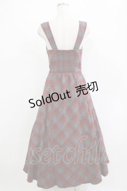 画像3: an another angelus / ビスチェチェックワンピース Free BROWN×BR H-25-12-27-1017-CA-OP-NS-ZH