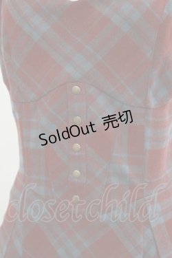 画像4: an another angelus / ビスチェチェックワンピース Free BROWN×BR H-25-12-27-1017-CA-OP-NS-ZH