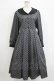 画像1: m petit by misako / ドットフロッキーワンピース L グレー H-25-12-27-1018-LO-OP-NS-ZH (1)
