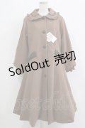m petit by misako / TT*AOKロングコート L ブラウン H-25-12-27-1020-LO-CO-NS-ZH