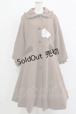 画像1: m petit by misako / TT*AOKロングコート L ブラウン H-25-12-27-1020-LO-CO-NS-ZH