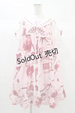 画像1: To Alice / りんごジャムワンピース S ピンク H-25-12-28-029-LO-OP-NS-ZH