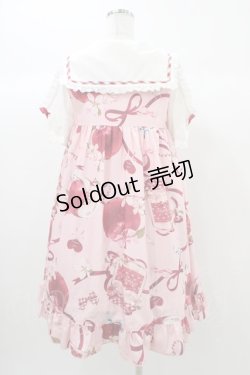 画像2: To Alice / りんごジャムワンピース S ピンク H-25-12-28-029-LO-OP-NS-ZH
