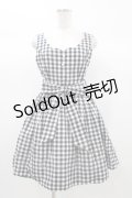 Amavel / ギンガムチェックジャンパースカート Free ブラック H-25-12-28-031-CA-OP-NS-ZH