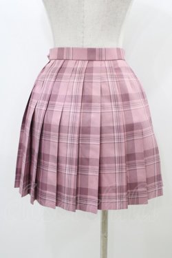 画像2: To Alice / チェックプリーツスカート S ピンク H-25-12-28-039-LO-SK-NS-ZH