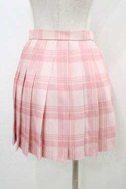 画像2: To Alice / チェックプリーツスカート S ピンク H-25-12-28-040-LO-SK-NS-ZH