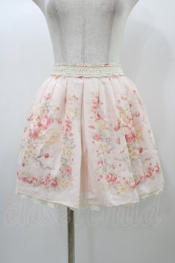 画像1: LIZ LISA / 花柄スカート Free ピンク H-25-12-28-042-LO-SK-NS-ZH