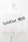 To Alice / うさぎ刺繍セーラージャケット M ホワイト H-25-12-28-046-LO-JA-NS-ZH