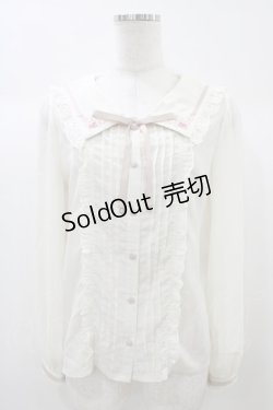 画像1: axes femme POETIQUE / セーラーブラウス  M H-25-12-28-052-AX-BL-NS-ZH