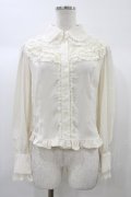 Innocent World / ３段レース丸衿ブラウス M 生成り H-25-12-28-054-IW-BL-NS-ZH