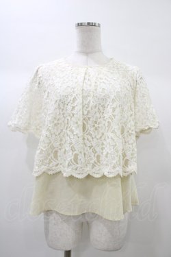 画像1: an another angelus / レーストップス Free 生成り H-25-12-28-055-CA-TO-NS-ZH