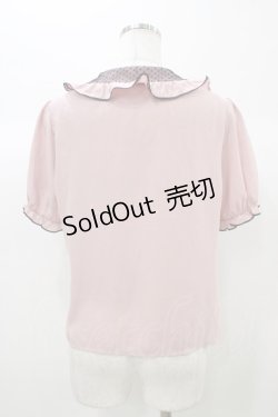 画像2: To Alice / フリルブラウス M ピンク H-25-12-28-060-LO-BL-NS-ZH
