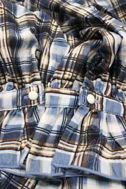 画像3: axes femme POETIQUE / チェックボウタイブラウス M ブルー H-25-12-28-061-AX-BL-NS-ZH