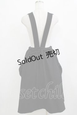 画像3: bullion / サロペットスカート  ブラック H-25-12-28-1022-EL-SK-KB-ZH