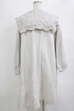 画像3: merry jenny / レースセーラーカラーツイルコート  グレー H-25-12-28-1029-LO-JA-KB-ZH