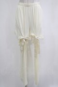 merry jenny / ribbonレッグウォーマーパンツ  アイボリー H-25-12-28-1035-LO-PA-KB-ZH