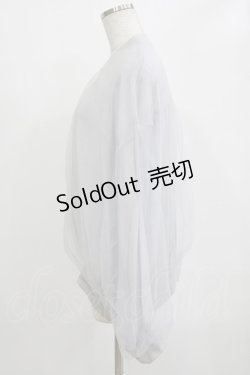 画像2: HELL CAT PUNKS / チュールレイヤードブルゾン  グレー H-25-12-28-1038-PU-JA-KB-ZH