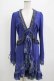 画像1: Ozz Croce / レースフリルロングカーデ  ブルー H-25-12-28-1039-OO-TO-KB-ZH (1)