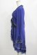画像2: Ozz Croce / レースフリルロングカーデ  ブルー H-25-12-28-1039-OO-TO-KB-ZH (2)