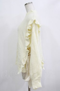 画像2: merry jenny / サイドリボンニット  アイボリー H-25-12-28-1041-LO-TO-KB-ZH