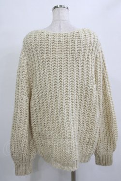 画像3: merry jenny / looseリボンローゲージニット  アイボリー H-25-12-28-1042-LO-TO-KB-ZH