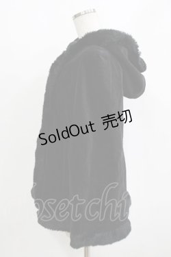 画像2: PEACE NOW / 別珍ダブルボタンケープ  ブラック H-25-12-28-1045-PU-JA-KB-ZH