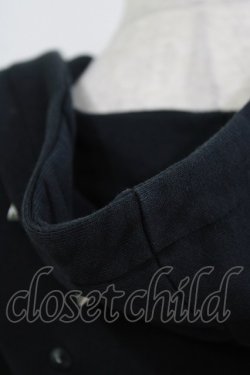 画像4: GLAD NEWS / ジョーゼットスリーブパーカー  ブラック H-25-12-28-1046-GL-TO-KB-ZH