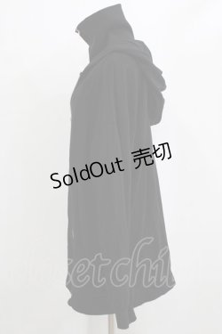 画像2: ankoROCK / レイヤード風ZIPパーカー  ブラック×レッドタータン H-25-12-28-1047-PU-TO-KB-ZH