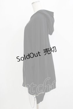 画像2: ankoROCK / チェーンZIPパーカー  ブラック H-25-12-28-1048-PU-TO-KB-ZH