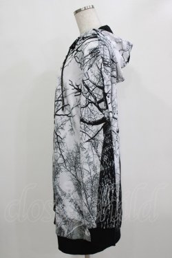 画像2: NieR Clothing / 総柄ZIPパーカー F 白 H-25-12-28-1049-PU-TO-KB-ZH