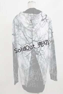 画像3: NieR CLOTHING / 総柄ZIPパーカー F 白 H-25-12-28-1049-PU-TO-KB-ZH