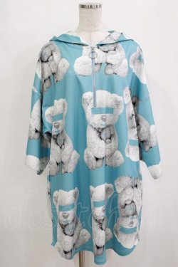 画像1: Amilige / くま耳プルパーカー  サックス H-25-12-28-1051-PU-TO-KB-ZH