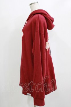 画像2: Candy Stripper / THREE RULES HOODIE  レッド H-25-12-28-1052-PU-TO-KB-ZH