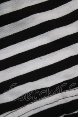 画像5: Drug Honey / ネコミミフードボーダープルパーカー  黒×白 H-25-12-28-1056-PU-TO-KB-ZH